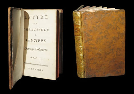Lettre de Thrasibule à Leucippe.. [sans auteur]- [FRERET Nicolas, attribué à)] - [d'HOLBACH (Paul Henri THIRY [ou THYRY], baron)].