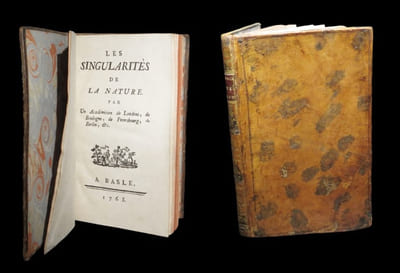 Les Singularités de la nature.