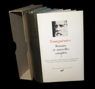 Romans et Nouvelles complets II [comprenant :] André Kolossov - Les Trois portraits - Un bretteur - Le Juif - Pétouchkov - Mémoires d'un chasseur - Le Journal d'un homme de trop - Trois rencontres - Moumou - L'Auberge du grand chemin - Deux amis - Les Eaux tranquilles - Une correspondance - Jacques Passynkov - Roudine.