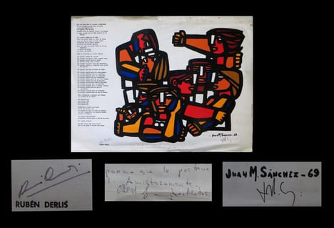 [Sérigraphie originale signée] - [Serigrafìa firmada por el autor].. SANCHEZ (Juan Manuel) - DERLIS (Ruben).