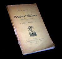 Pensées et maximes [d'Honoré de Balzac].