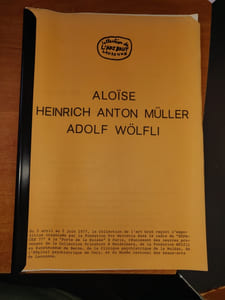Aloïse Heinrich Anton Müller Adolf Wölfi