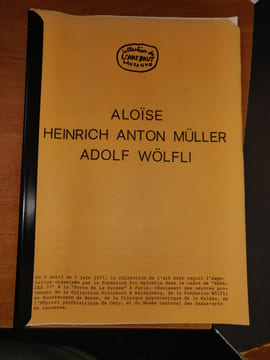 Aloïse Heinrich Anton Müller Adolf Wölfi. Collection de l’Art Brut, Lausanne