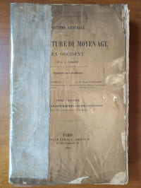 Histoire générale de la littérature du Moyen-Âge en Occident. Tome Ier - Histoire de la littérature latine chrétienne depuis l'origine jusqu'à Charlemagne.