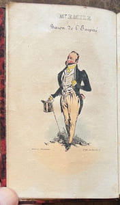 L'Art de mettre sa cravate de toutes les manières connues et usitées, enseigné et démontré en seize leçons, précédé de l'histoire complète de la cravate, depuis son origine jusqu'à ce jour ; des considérations sur l'usage des cols, de la cravate noire et l'emploi des foulards. Par le Bon Emile de l'Empésé. Ouvrage indispensable à tous les fashionables, orné de trente-deux figures explicatives du texte, et du portrait de l'auteur.