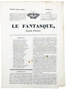 Le Fantasque, Journal littéraire.
