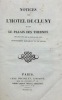 Notices sur l'Hôtel de Cluny et le palais des Thermes.. 