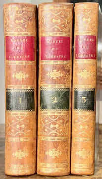 Manuel du libraire et de l'amateur de livres, contenant 1°un nouveau dictionnaire bibliographique, dans lequel sont indiqués les livres les plus ...