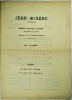 Jean Misère. Poésie d'Eugène Pottier ancien membre de la Commune. Musique de V. Joannès Delorme. Paris, Se vend chez l'auteur ; Typ. N. Blanpain, . ...
