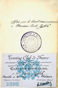 [Zola (Émile)]. Touring Club de France. Annuaire 1893.