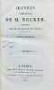 Oeuvres complètes, publiées par M. le baron de Staël, son petit-fils.. NECKER (Jacques).
