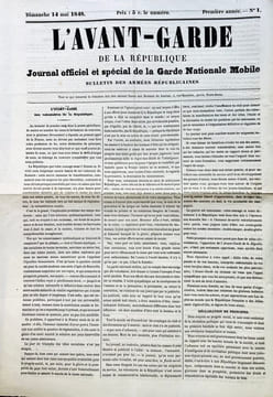 [Révolution de1848]. Journaux éphémères de la IIe République.. undefined
