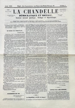 [Révolution de1848]. Journaux éphémères de la IIe République.. undefined