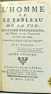 L'Homme, ou le Tableau de la vie, histoire des passions, des vertus et des événements de tous les âges, trouvée dans les papiers de feu M. l'abbé P***