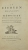 Le Citoyen François ou Mémoires historiques, politiques, physiques, etc.. LE GRAS (Philippe).