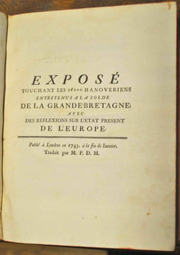 Réflexions libres et désintéressées d'un député à la chambre basse du Parlement d'Angleterre, à l'occasion de la harangue du roi Georges aux deux ...