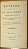 Lettres du comte de Mirabeau à ses Commettans. pandant la tenue de la première législature.. MIRABEAU (Honoré Gabriel Riquetti, comte de).