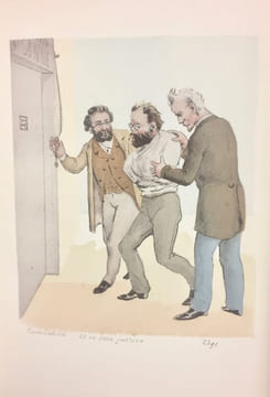 [Affaire Dreyfus]. Zola. 32 Caricatures par Lebourgeois.. undefined