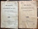 Mon Journal. Evénements de 1815.. ORLEANS (Louis-Philippe d').