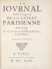 [Mazarinade]. Le Journal poétique de la guerre parisienne dédié aux Conservateurs du Roy, des Loix & de la Patrie. Par M. Q. d. Fort-Lys.. 
