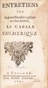 Entretiens sur Le grand Scandale causé par un Livre intitulé, La Cabale Chimérique.. BAYLE (Pierre).