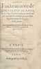 Harengue faicte au nom de l'Universite de Paris, devant le roy Charles sixiesme, & tout le conseil, contenant les remonstrances touchant le ...