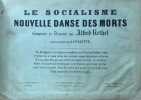 Le Socialisme, Nouvelle danse des morts composée et dessinée par Alfred Rethel, lithographiée par A. Collette.. RETHEL (Alfred).