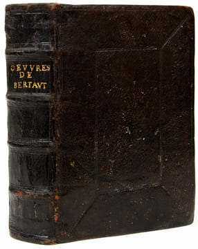Les Oeuvres poétiques. Dernière édition, augmentée de plus de moitié outre les precedentes impressions.. BERTAUT (Jean).