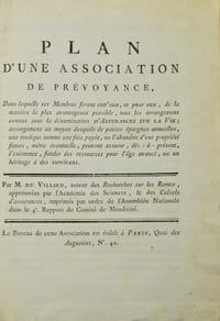 Essai sur les probabilités de la durée de la vie humaine ; d'où l'on déduit la manière de déterminer les rentes viagères, tant simples qu'en tontines : précédé d'une courte explication sur les rentes à terme, ou annuités ; et accompagné d'un grand nombre de tables.