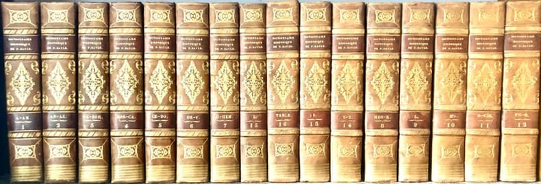 Dictionnaire historique et critique.