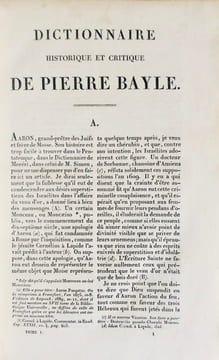 Dictionnaire historique et critique.. BAYLE (Pierre).