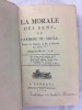 La Morale des Sens ou l’Homme du Siècle. Extrait des Mémoires de Mr. le Chevalier de Bar. *** Rédigés par Mr. M. D. M.. MIRABEAU (André-Boniface-Louis ...