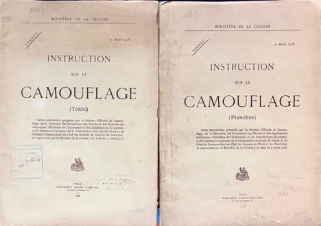 [Grande Guerre. Ministère de la Guerre]. Instruction sur le camouflage.. undefined