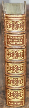 Les Comptes du monde avantureux, contenant Liiij discours. Par A. D. S. D. De nouveau augmentées de cinq discours modernes, factieux advenus en divers ...