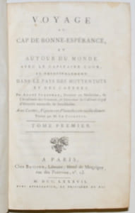 Voyage au Cap de Bonne-Espérance et autour du monde avec le capitaine Cook, et principalement dans le pays des Hottentots et des Caffres.