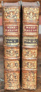 Minéralogie, ou Nouvelle Exposition du Règne Minéral. Ouvrage dans lequel on a tâché de ranger dans l'ordre le plus naturel les Substances de ce Règne, et où l'on expose leurs propriétés et usages mécaniques, etc ; avec un Lexicon ou Vocabulaire, des Tables synoptiques, & un Dictionnaire minéralogico-géographique.