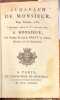 Almanach de Monsieur, Pour l'année 1782. Présenté pour la Iere fois en 1780, à Monsieur par Pierre-François Didot le jeune, directeur de son ...