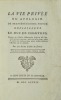 Vie privée, ou Apologie du très-Sérénissime Monseigneur le duc de Chartres. Contre un libelle diffamatoire écrit en mil sept cent quatre-vingt-un, ...
