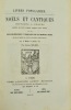 Livres Liturgiques du Diocèse de Troyes imprimés au Quinzième & au Seizième siècle. Ouvrage orné de 86 gravures originales. Paris, Aubry, 1863. In-8 ...