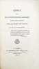 Essai sur les Institutions sociales dans leur rapport avec les id&eacute;es nouvelles.. BALLANCHE (Pierre-Simon).