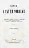 Revue contemporaine.. 