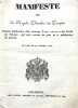 [Savoie]. Recueil de manifestes royaux, &eacute;dits et lettres-patentes du duch&eacute; de Savoie de 1830 &agrave; 1832.. 