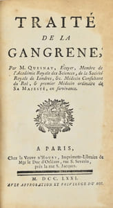 Traité de la gangrène.