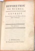 Révolution de Nismes. Extrait de deux lettres écrites de Nîmes, dont assure l'autenticité.. 