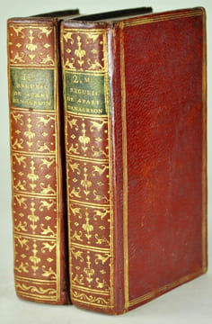 [Almanach. Anacréon en belle humeur. 1783-1786]. Le plus Joli Chansonnier François en quatre parties. Elite de chansons romances vaudevilles &c. &c. ...