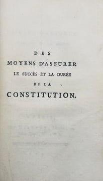Adresse aux Amis de la Paix. Sans lieu, 1789. In-8 de 68 pp.CONDORCET (J.-A.-N. de Caritat, marquis de). Réflexions sur ce qui a été fait et sur ce ...