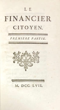 Le Financier citoyen.. [NAVEAU (Jean-Baptiste)].