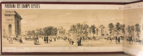 Panorama de Paris. Panorama des Champs-Elysées.. undefined