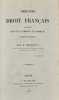 Origines du droit français, cherchées dans les symboles et formules du droit universel.. MICHELET (Jules).