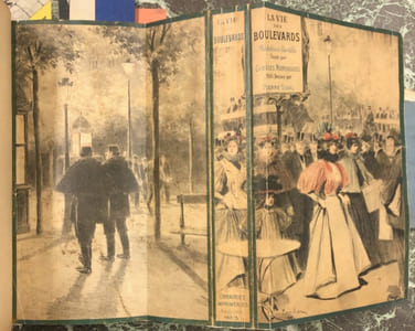 La Vie des boulevards Madeleine-Bastille. 200 dessins en couleurs par Pierre Vidal